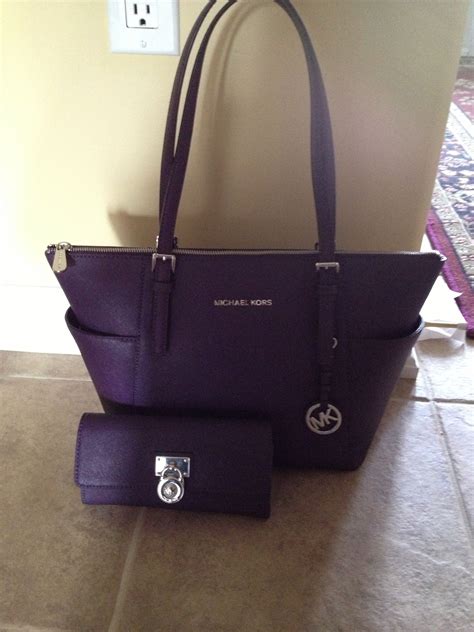 michael kors purses purple|michael kors purple purse clearance.